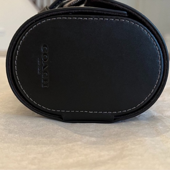 Coach Black Monogram Leather Watch Roll Case - Picture 6 of 8